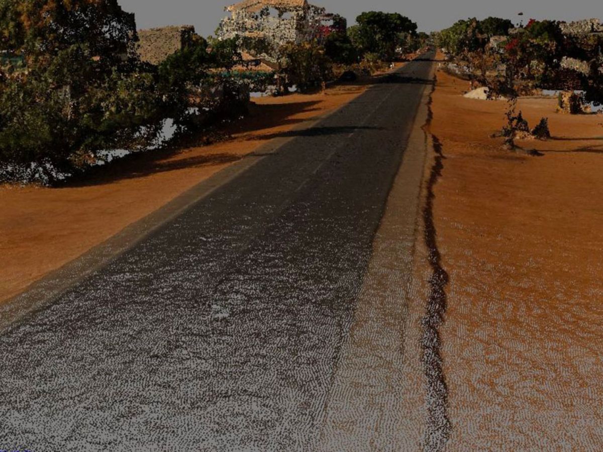 Straßenbau/-vermessung in Senegal